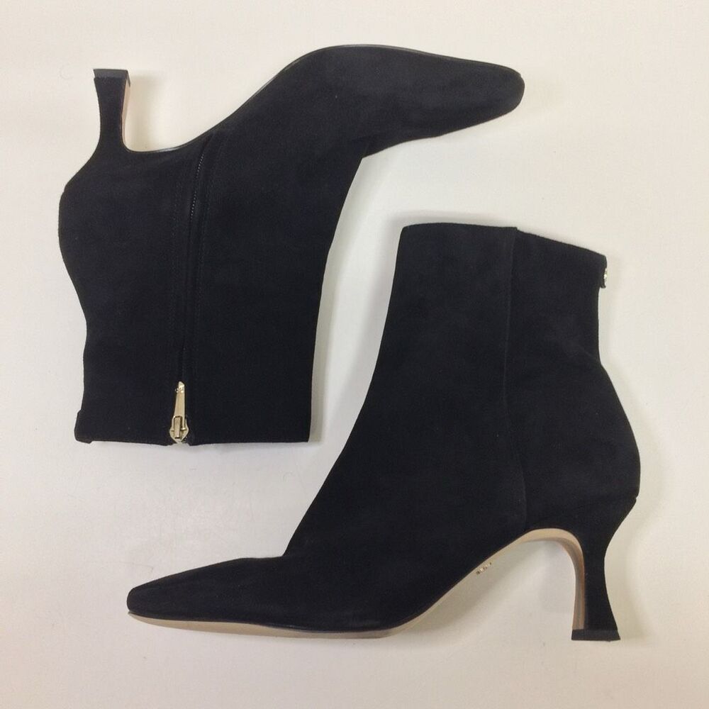 Sam Edelman Samantha Ankle Bootie Pointed Toe Kitten Heel Ankle Boots 10.5 black